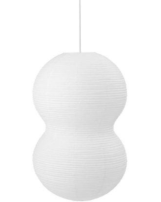 Normann Copenhagen Puff Lampskärm Twist - Taklampor Papper Vit