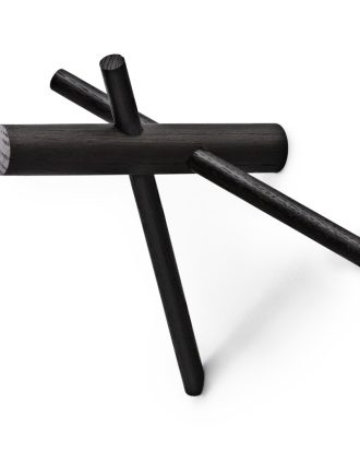 Normann Copenhagen Sticks Krok 2-pack - Krokar & Galgar Ek Svart