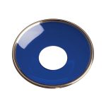 Nybro Crystal Ljusmanschett /guldkant - Tillbehör ljusstakar & ljuslyktor Glas Blå