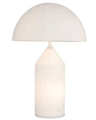 Oluce Atollo 235 Bordslampa 70 Cm - Bordslampor Metall Opal