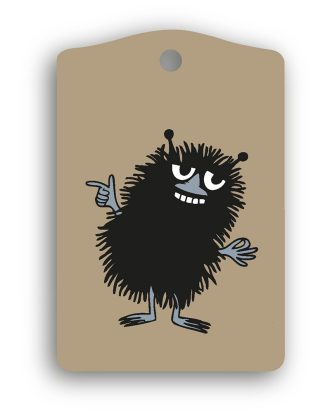 Opto Design Mumin Bagagebricka Stinky - Nyckelringar Laminat Beige