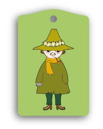 Opto Design Mumin Bagagebricka Snufkin - Nyckelringar Laminat Grön