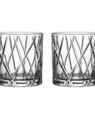 Orrefors City Whisky Dof 34 Cl 2-pack - Whiskeyglas & Cognacglas Glas Klar