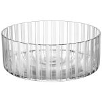 Orrefors Cut In Number Skål Stripes - Serveringsskålar Glas Klar