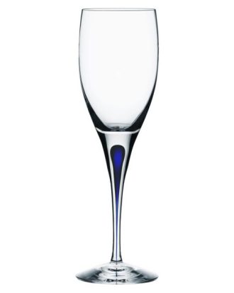 Orrefors Intermezzo Blå Vitvinsglas 19 Cl - Vinglas Munblåst Glas Klar