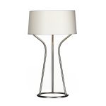 Örsjö Belysning Aria Bordslampa Rostfritt Stål/vit - Bordslampor Mix