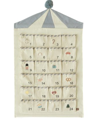 Oyoy Circus Julkalender - Tapeter & Väggdekorer Bomull Blå