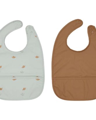 Oyoy Dino Haklapp 2-pack /pale Mint - Barnserviser Återanvänd Plast Brun