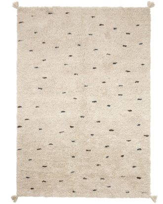 Oyoy Dot Matta 240x300 Cm - Barnmattor Ull Off-White