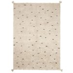 Oyoy Dot Matta 140x200 Cm - Barnmattor Ull Off-White