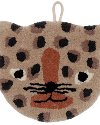 Oyoy Leopard Miniature Väggdekoration - Tapeter & Väggdekorer Ull Beige