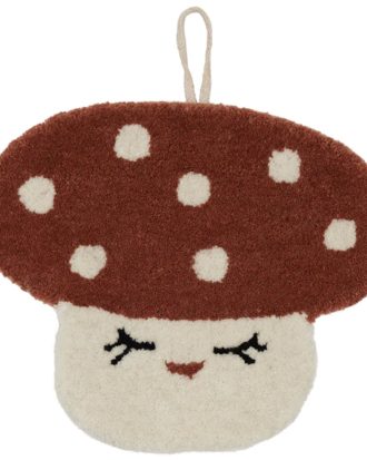 Oyoy Mushroom Miniature Väggdekoration - Tapeter & Väggdekorer Ull Beige