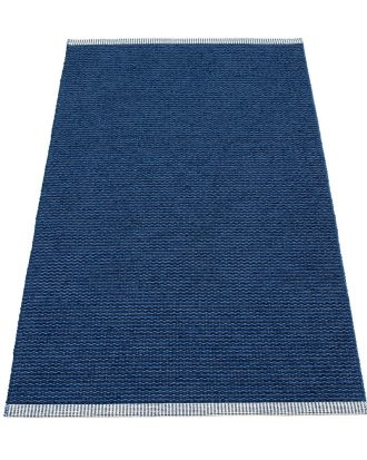 Pappelina Mono Matta 85x160 Cm Dark Blue/denim - Plastmattor Pvc Blå
