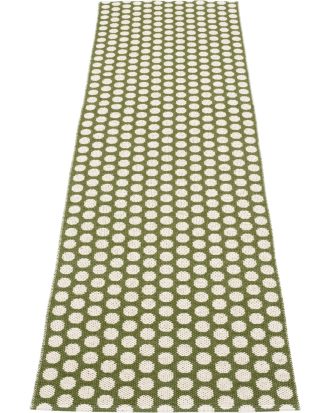 Pappelina Noa Matta Oliv / / Varmgrå 70x250 Cm - Plastmattor Pvc Vanilj