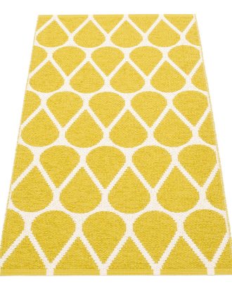 Pappelina Otis Matta 70x140 Cm Mustard/vanilla - Plastmattor Pvc Gul