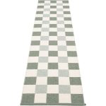 Pappelina Pix Matta Army / / Salvia 70x300 Cm - Plastmattor Pvc Vanilj