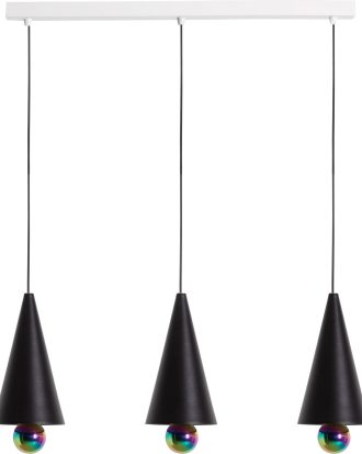 Petite Friture Cherry Led Pendel 3 Pendlar - Taklampor Aluminium Svart