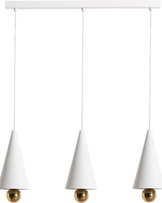 Petite Friture Cherry Led Pendel 3 Pendlar - Taklampor Aluminium Vit