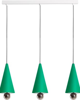 Petite Friture Cherry Led Pendel 3 Pendlar - Taklampor Aluminium Mintgrön