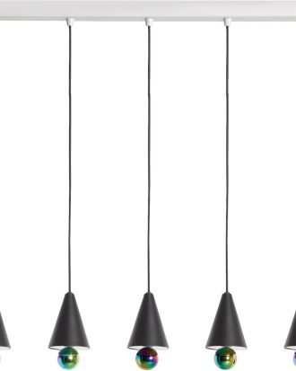 Petite Friture Cherry Led Pendel 5 Pendlar - Taklampor Aluminium Svart