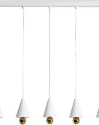 Petite Friture Cherry Led Pendel 5 Pendlar - Taklampor Aluminium Vit