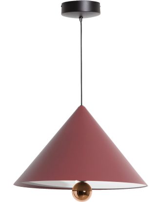Petite Friture Cherry Led Pendel 500 Mm - Taklampor Aluminium Rödbrun