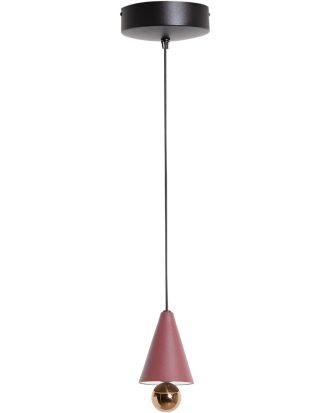Petite Friture Cherry Led Pendel 93 Mm - Taklampor Aluminium Rödbrun