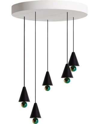 Petite Friture Cherry Led Ljuskrona - Taklampor Aluminium Svart