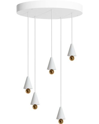 Petite Friture Cherry Led Ljuskrona - Taklampor Aluminium Vit