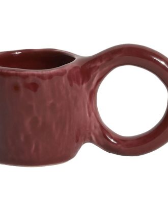 Petite Friture Donut Espressokopp 2-pack Körsbär - Espressokoppar Lergods Cherry