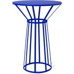 Petite Friture Hollo Bistrobord - Matbord & Barbord Stål Blå