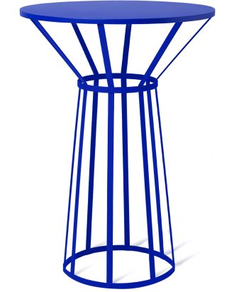 Petite Friture Hollo Bistrobord - Matbord & Barbord Stål Blå