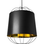 Petite Friture Lanterna 47 Pendel Medium - Taklampor Bomull Svart