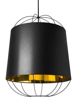 Petite Friture Lanterna 47 Pendel Medium - Taklampor Bomull Svart