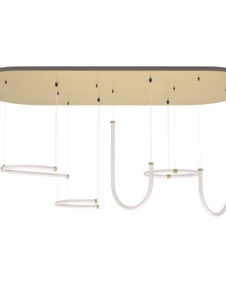 Petite Friture Unseen Quintuple Pendel - Taklampor Mässing