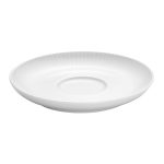 Pillivuyt Plissé Fat 29 Cl/16,5 Cm - Kaffefat & Tefat Porslin Vit