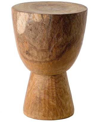 Polspotten Stool Tam Tam - Sidobord & Avlastningsbord Trä Konjak