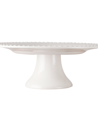 Potteryjo Daisy Kakfat 35 Cm - Kakfat, Tårtfat & Kupor Lergods Vit