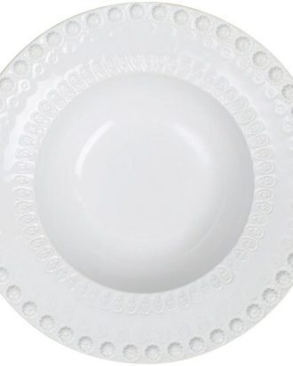 Potteryjo Daisy Soppskål 21 Cm 2-pack - Djupa tallrikar Lergods Vit