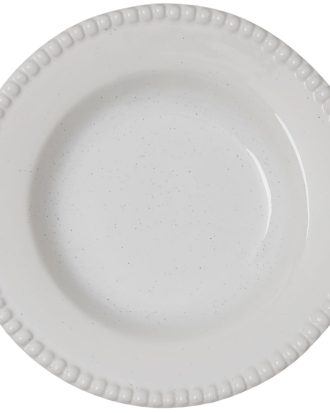 Potteryjo Daria Sopptallrik 26 Cm 2-pack Cotton White - Uppläggningsfat Lergods Mattvit