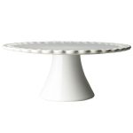 Potteryjo Tulipa Tårtfat 30 Cm - Kakfat, Tårtfat & Kupor Stengods Vit