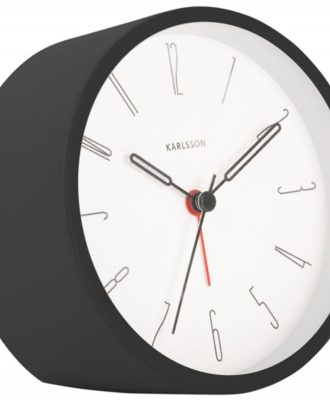 Present Time Belle Numbers Väckarklocka - Väckarklockor Järn Svart