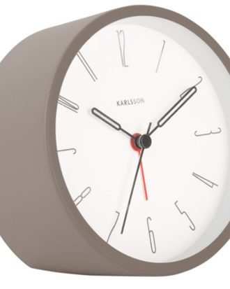 Present Time Belle Numbers Väckarklocka - Väckarklockor Järn Grå