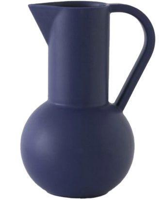 Raawii Strøm Kanna 1.5 L - Vattenkaraffer & Vattenkannor Eartenware Blå