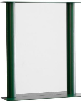 Raawii Pipeline Väggspegel 56x60.6 Cm - Väggspeglar Glas Mossgrön