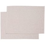 Recycled By Wille Elin Bordsunderlägg 2-pack 33x45 Cm - Bordstabletter & Glasunderlägg Bomull Sand