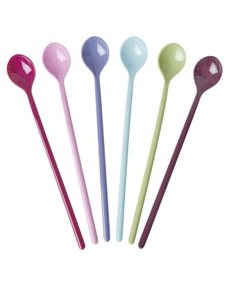 Rice Kaffeskedar 6-pack Aw23 - Skedar Melamin Multi