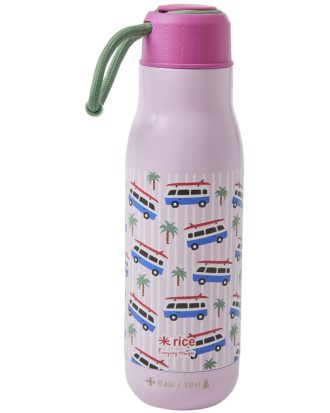 Rice Dricksflaska 50 Cl - Barnmuggar Rostfritt Stål Rosa