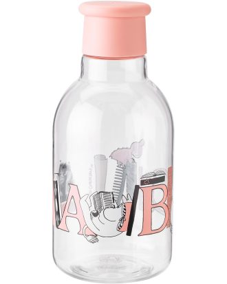 Rig-tig Drink-it Mumin Abc Vattenflaska 0,5 L - Vattenflaskor & Glasflaskor Silikon Salmon