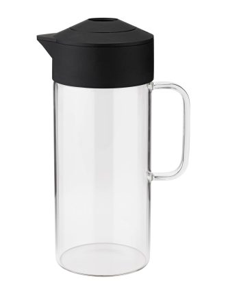 Rig-tig Pip Kanna 1,4 L - Vattenkaraffer & Vattenkannor Borosilikatglas Svart